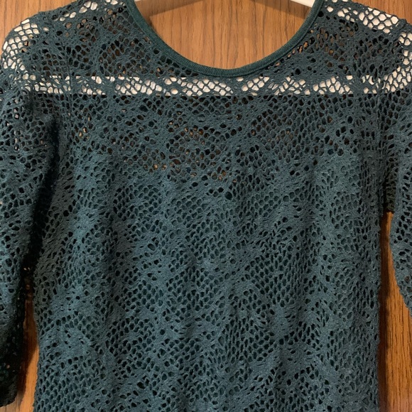 Green Lace Dress - Picture 5 of 8